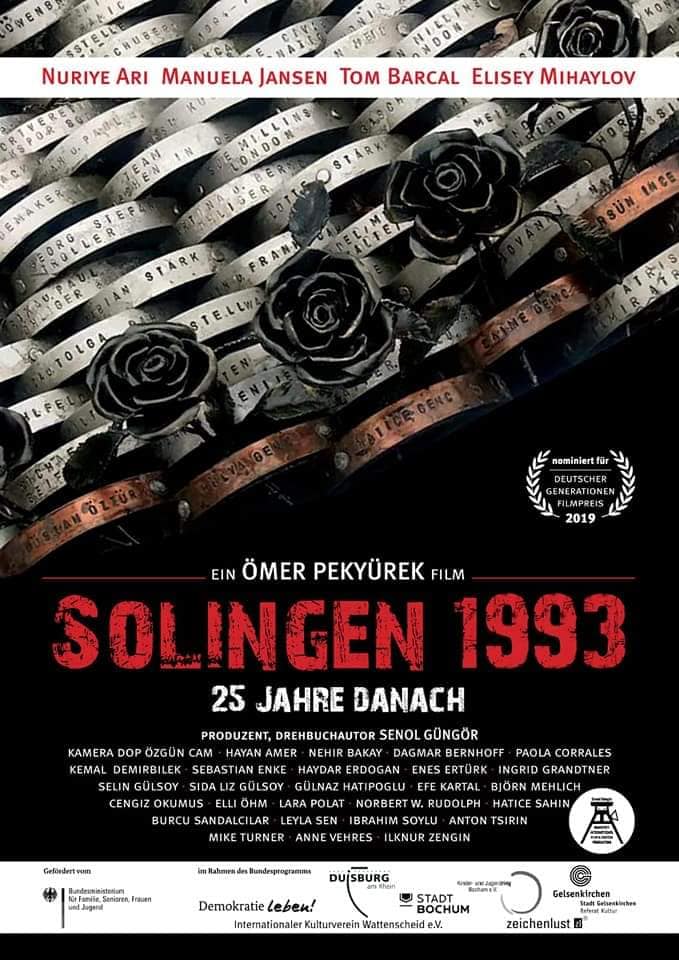 Plakat Solingen 1993 - 25 Jahre danach